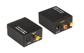 KONWERTER OPTYCZNY TOSLINK NA 2 RCA CINCH