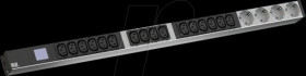 8.002.396 19" PDU, 1U, 16x C13, 4x earthing contact