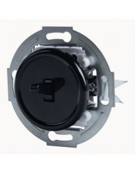 LOFT WŁĄCZNIK POJEDYNCZY CZARNY JLM BEZ RAMKI