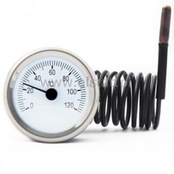 TPM03 Termometr tarczowy, 0..+120°C; kapilara 1,5m