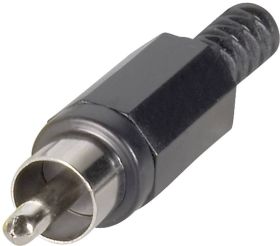 BKL Electronic 1107015/T Złącze męskie RCA/Cinch złącze męskie proste Ilość styków: 2 biały 1 szt.
