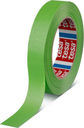 Masking tape, 25 x 0.145 mm, paper, green, 50 m, 04338-00001-00