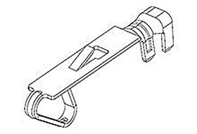 Zacisk zagniatany Żeński Molex EDGELOCK 24AWG Złącze krawędziowe z technologią EdgeLock