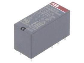 Przekaźnik elektromagnetyczny, DPDT, Napięcie Cewki: 48VDC, 8A, CR-P, PCB 1SVR405601R6000