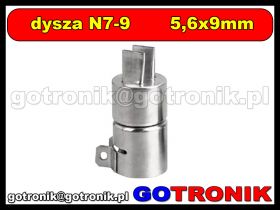 Zapasowa dysza N7-9 5,6 x 9mm do stacji HOT-AIR ZD-912 ZD-939