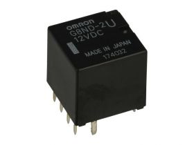 Przekaźnik; elektromagnetyczny miniaturowy; G8ND-2U; 12V; DC; 2 styki przełączne; 25A; 14V DC; do druku (PCB); Omron; RoHS