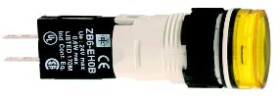 Wskaźnik św. okr. O 16, IP 65, żółty, zintegr. LED, 24 V, złącze XB6AV5BB