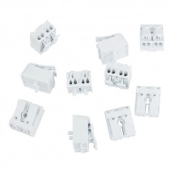 10 sztuk Kostka z Dźwignią Szybkozłączka 2x0.75-2.5mm2 450V VDE DGN 4234