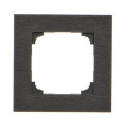 SIMON55 czarny inox metal TRN1/190 Ramka 1-kr