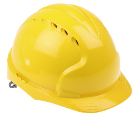 Kask ochronny, Żółty, HPPE, Standardowy, EVO2