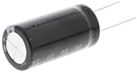Kondensator 10000μF 16V dc Radialny, Otwór przelotowy RS PRO roztaw: 7.5mm 18 (Dia.) x 36mm