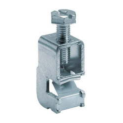 Hager K96L Busbar Connector Steel Plate 440A Rail Clamp for 12-40mm Busbars