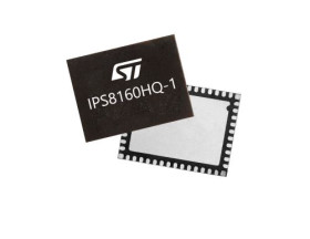 Układ przełącznika zasilania 1.7A QFN48L 8 x 6 mm kanały: 8 Sterownik High Side 45 V Strona wysoka