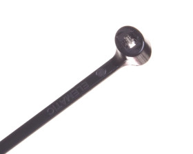 Opaska kablowa 200x2,5 czarna UV 2-LOCK zęby stalowe BMTN2025 /100szt./