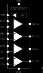 Quad Comparator with Accurate Reference Output