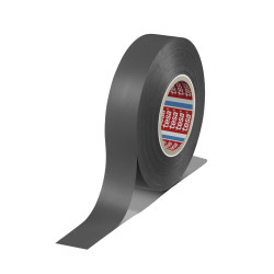Taśma izolacyjna Szary szerokość: 19mm grubość: 130μm długość: 33m Miękki PVC 7000V Tesa