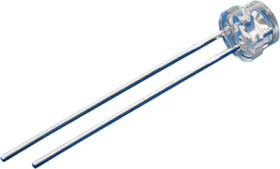 LED, THT, round, Ø 5.8 mm, white, 1300 to 2200 mcd, 100°, 484WC1C-W5-3P