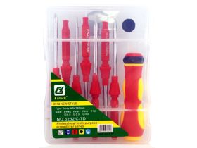 Śrubokręt 9 elementów wymienne końcówki T