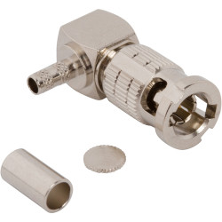 Złącze RF Montaż na kablu Wtyk typ złącza Złącze HD-BNC Połączenie zagniatane