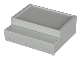 Bopla RCP 400 F (41400609) - obudowa RegloCard-Plus z panelem zamkniętym (363,4 x 318,6 x 130,5 mm)