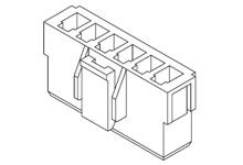 Obudowa złącza 2-pinowe -rzędowe raster: 3.96mm Molex Żeński 35156