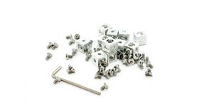 MakerBeam - Łączniki narożne srebrne, 12 szt