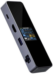 Stacja dokująca USB-C® Dockcase DBP61L zintegrowany wyświetlacz, z funkcją ładowania, zasilanie USB-C®