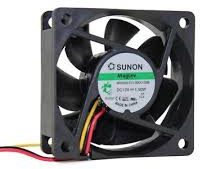 DC axial fan, 12 V, 60 x 60 x 20 mm, 39.12 m³/h, 34.5 dB, ball bearing, SUNON EF60202B1-000U-A99