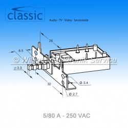 Netzschalter ME7, 5/80 A 250 VAC, Classic MSC16685