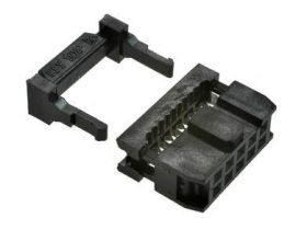 10szt. GNIAZDO FC10/IDC10 2x5 2,54mm NA TAŚMĘ ZACISKANY PROSTE IDC / GNIAZDO IDC 10 PIN NA TAŚMĘ