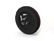 Uchwyt diody LED Sterownik oświetlenia średnica 76mm TE Connectivity 1-2213871-1