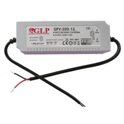 Zasilacz led GPV 192W 12V DC ip67 gpv-200-12 led glp