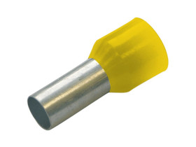 Końcówka tulejkowa izolowana 0,25/6 żółta 1000szt. 270015 HAUPA