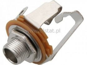 Jack 6,3 GN stereo montaż metal do obudowy