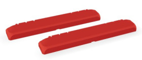 Hinge, ABS, (L x W x H) 16.4 x 170 x 24.5 mm, red, for B 2617, 96330300
