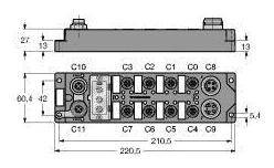 Wieloprotokołowy moduł I/O Turck FGEN-OM16-4001 6825426 1 szt.
