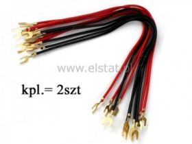 Kabel zakończone widełkami; 2 szt przew=20cm