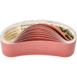 PFERD 45001112 Sandpaper belt 10 pcs 533x75mm grit 120 coarse to fine