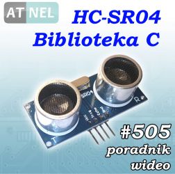 505 AVR Biblioteka C do HC-SR04 czujnik ultradźwiękowy