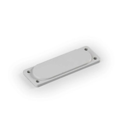 Pokrywa boczna pełna Cubo O 137x48mm rozmiar F1 bez uszczelki PC/ABS F1151