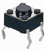 Tact Switch 6x6mm, h=4.3mm (15C80)