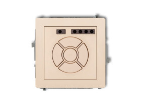 DECO Wyłącznik roletowy (sterowanie lokalne i pilotem sterowanie strefą i podstrefą) beżowy 1DSR-4 KARLIK