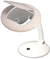 Lampa z lupą, 3 dioptre, 12dioptrii, 175 x 108mm, Lampa stołowa, LED, 22W, 220V ac, Typ C – wtyk europejski, typ G –