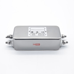 Filtr sieciowy 36A 1-fazowy 220kΩ 115/250 V AC 50 → 60Hz 2 x 1,3mH RS PRO Montaż w obudowie