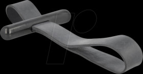 18337 Cable Tie with rubber loop black