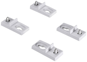 Uchwyty do montażu na ścianie Fibox WMKQ10M 8120834, tworzywo sztuczne, 1 zest.