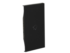 LIVING NOW "MY HOME" Klawisz z symbolem "dzwonek" - 2 moduły - czarny KG01MH2D LEGRAND