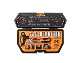 Klucze nasadowe 1/4" zestaw 34szt. NEO 08-601 TOPEX