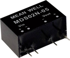 MW Mean Well MDS02N-12 Moduł przetwornicy DC/DC 167 mA 2 W Ilość wyjść: 1 x Content 1 szt.