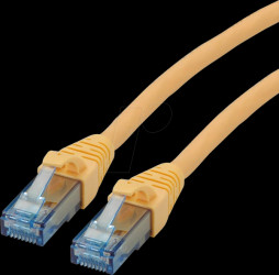 21152983 Patch cable Cat. 6a UTP, LSOH, yellow, 0.3 m